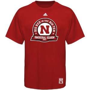  NCAA adidas Nebraska Cornhuskers Big Red In The Big Ten T 