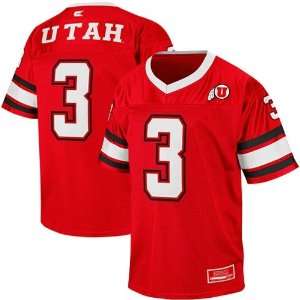 Utah Utes #3 Stadium Replica Football Jersey   Red (XX 