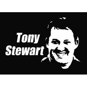  Tony Stewart 14 Smoke Nascar Vinyl Decal Sticker 6 White 