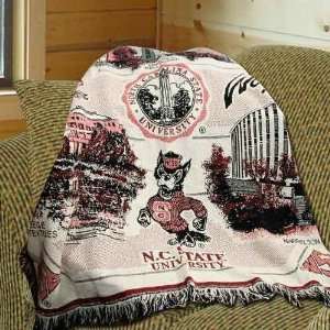 North Carolina State Wolfpack University Throw Blanket  