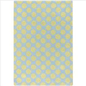  Luxe Light Blue / Green Contemporary Rug Size: 410 x 7 