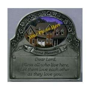  House Blessing Pewter Picture Frame