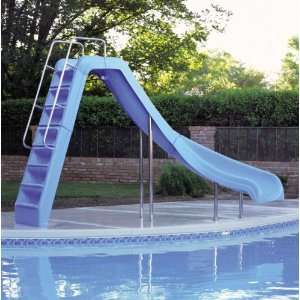  Wild Ride Swimming Pool Slide   Right Curve   Blue: Home 