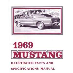  1969 FORD MUSTANG Facts Features Sales Brochure Book 