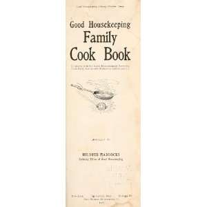  Good Housekeeping Family Cook Book Mildred Maddocks 