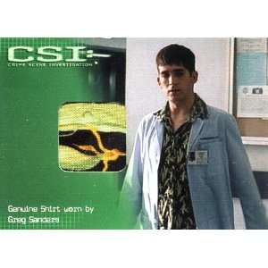CSI Crime Scene Investigation Series 1   Greg Sanders Shirt Costume 
