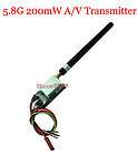 RC FPV 5.8G 200mW Video Audio A/V Transmitter 2KM For Airplane Heli 