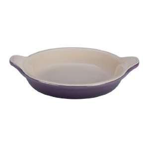   Creuset Stoneware 7 Ounce Crème Brulee Dish, Cassis: Kitchen & Dining