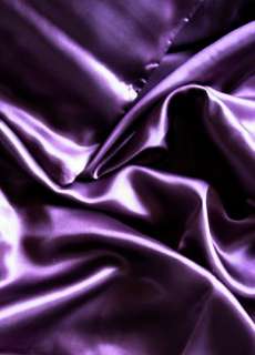 pc 100% mulberry silk sheet set King Dark Purple $600 retail  