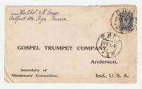 ANTIQUE IMPERIAL RUSSIA TO USA 1915 COVER ENVELOPE »  