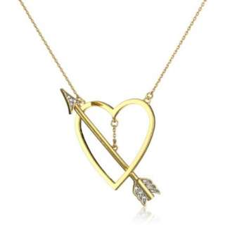 Juicy Couture Heart and Arrow Pendant Necklace   designer shoes 