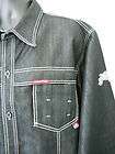NEW Southpole mens hip hop black jean jacket heavy shirt Size XL SPG 