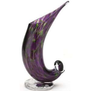  Wave Vase: Purple/Advanced Green: Home & Kitchen