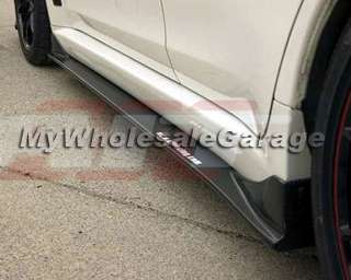 08 09 Mitsubishi EVO X Carbon Fiber Add on Bumper Lip  