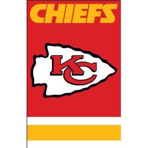  Kansas City Chiefs 2 Sided XL Premium Banner Flag: Sports 