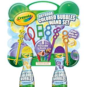  Crayola Colored Bubbles Wand Set (COLORS VARY) (age 5 