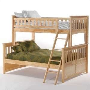  Ginger Twin Over Full Bunk Bed in Natural