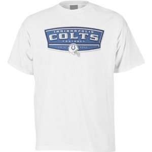  Indianapolis Colts White Bloc Party T Shirt Sports 