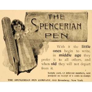   Fountain Pen Company 810 Broadway   Original Print Ad