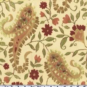  56 Wide Outdoor Fabric Peggy Paisley Tea Stain By The 