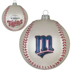  Minnesota Twins MLB Glass Baseball Ornament (3 inch 