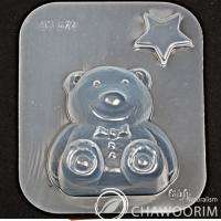 Wholesaler Solid Bear Flexible Soap mold 2 cavity  )  