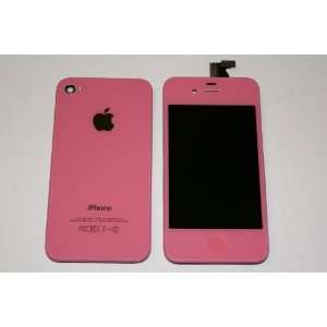 PINK iPhone 4S 4GS Full Set + Tools: Front Glass Digitizer 