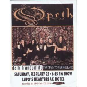  Opeth Concert Flyer Providence Lupos: Home & Kitchen