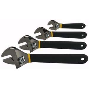  Pittsburgh 4 Piece Laser Etched Adjustable Wrench Set 