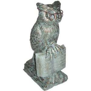  Natures Foundry Solar Reading Owl High Quality Modern 