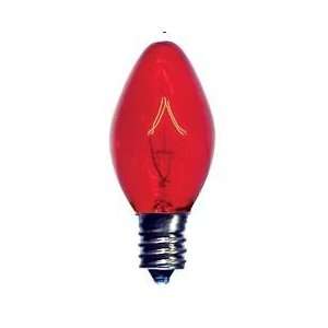  Red C9 Replacement Bulbs  25 bulbs/box