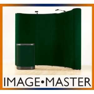  Image Master 10 Curved Floor Pop Up Display (Green 