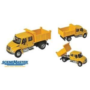   Truck   Assembled    Crew Cab Dump Truck (Yellow)   HO: Toys & Games