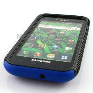 Blue Dual Flex Hard Case Samsung Galaxy S 4G T Mobile  