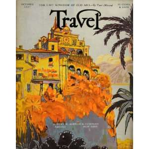 com 1927 Cover Travel Magazine Lucarno Switzerland Lake Lago Maggiore 