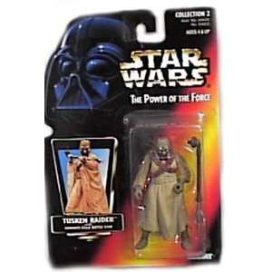  Star Wars Power of the Force Tusken Raider Red Card Action Figure 