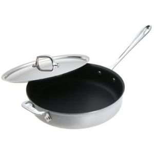  All Clad MC2 Master Chef Collection Saute Pan with Lid 3 