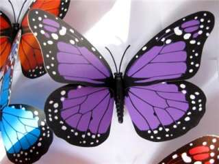 50pc 3D Artificial Butterfly wedding /home Favor,11cm  