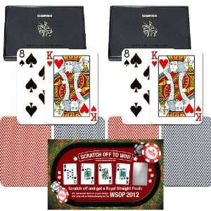 Sets of Copagâ¢ Playing Cards rd/bl +2012 WSOP Entry  