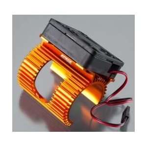  Brushless Motor Heatsink w/Cooling Fan,36mm,Orange Toys & Games