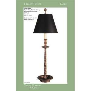  CHA8148 Chart House English Twist Candle Lamp by Visual 