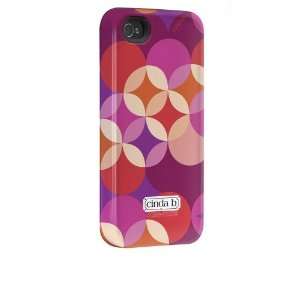  Cinda B iPhone 4 Tough Case Roundabout Red * Casual Chic 