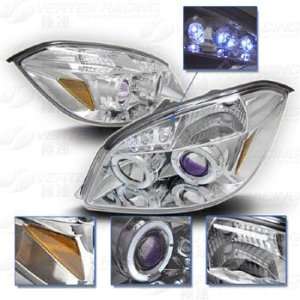  05 Up CHEVY COBALT Halo Projector Headlights   LED   Amber 