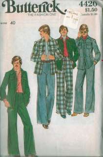 Vintage Butterick Mens Clothing Sewing Pattern Uncut  
