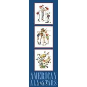  American All Stars Finest LAMINATED Print Norman Rockwell 