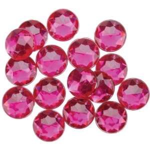  Favorite Findings Sew On Round Gems Pink 15/Pkg   657774 