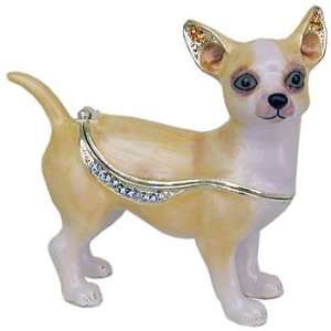  Bejeweled Chihuahua Trinket Box: Home & Kitchen