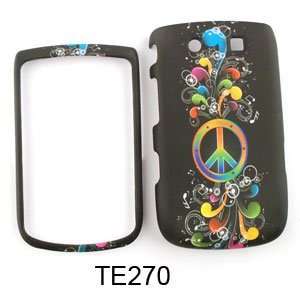 CELL PHONE CASE COVER FOR BLACKBERRY TORCH 9800 RAINBOW PEACE MUSIC 