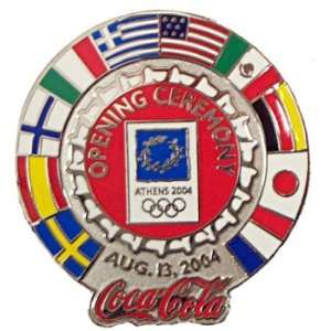  2004 Olympics / Coca Cola Opening Ceremonies Pin   Limited 2,004 