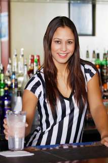 Ladies V Neck Referee Shirt Bar Uniform Ref SUPER BOWL  